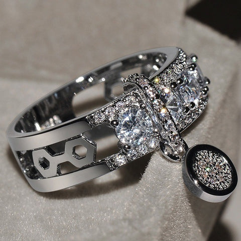 Creative zircon ring female m1915010487