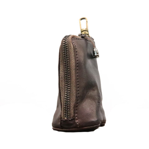 First Layer Cowhide Vegetable-Tanned Vintage Distressed Key Case M1915010625