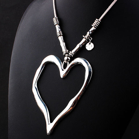 Bohemian velvet rope big love sweater chain m1915010486