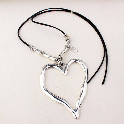 Bohemian velvet rope big love sweater chain m1915010486