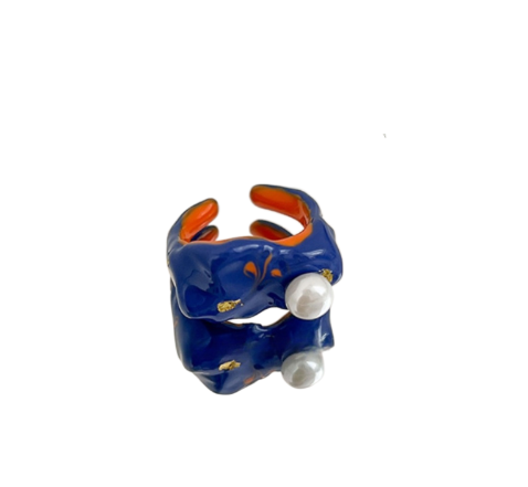 Emaille-Ring für Damen, ins modische niedliche Öffnung, Zeigefingerring, modische Persönlichkeit m1915010343