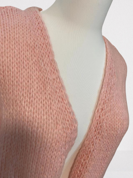 Cardigans im Etui-Stil mit Rundhalsausschnitt und Farbblock m161511350