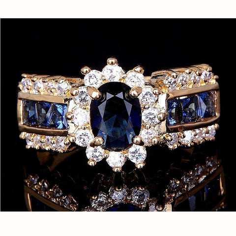 Blue-red zircon ring m1915010489