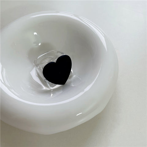 Sweet Heart Transparenter Zeigefingerring aus Acryl m1915010341
