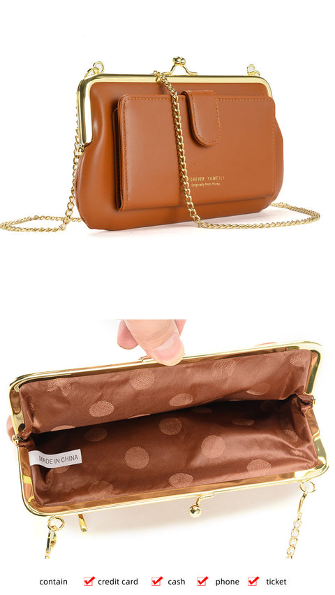 Multi-card multifunctional mobile phone bag shoulder slung chain bag m1915010661