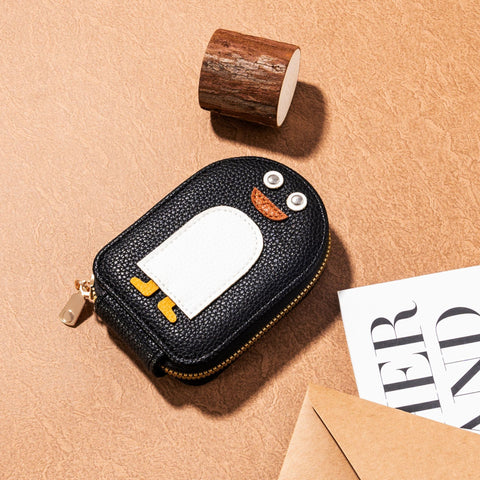 Cartoon Penguin Small and Cute Card Storage Bag m1915010638