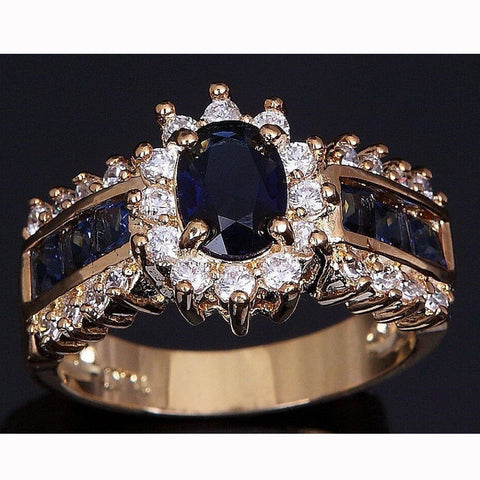 Blue-red zircon ring m1915010489