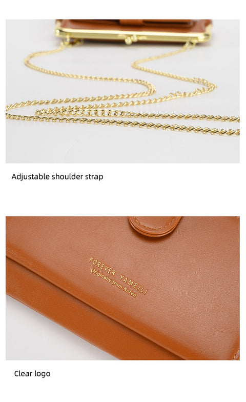 Multi-card multifunctional mobile phone bag shoulder slung chain bag m1915010661