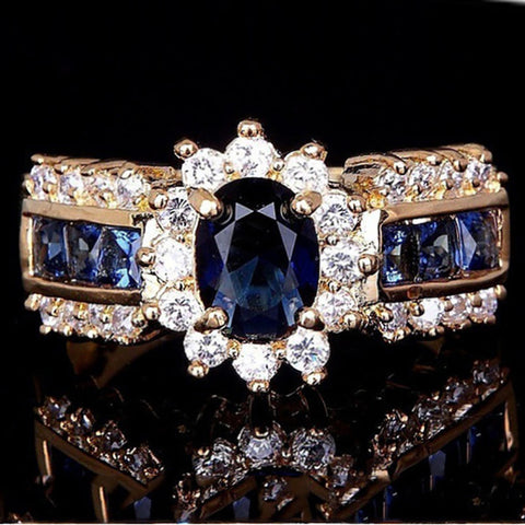 Blue-red zircon ring m1915010489