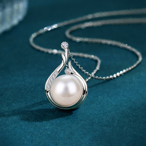 Pearl making minimalist women's necklace m1915010522