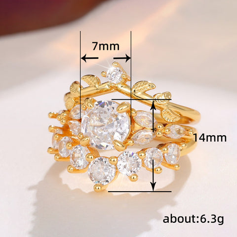 Minimalist Diamond Ring for Women's Fashion and Personalized Ring m1915010519