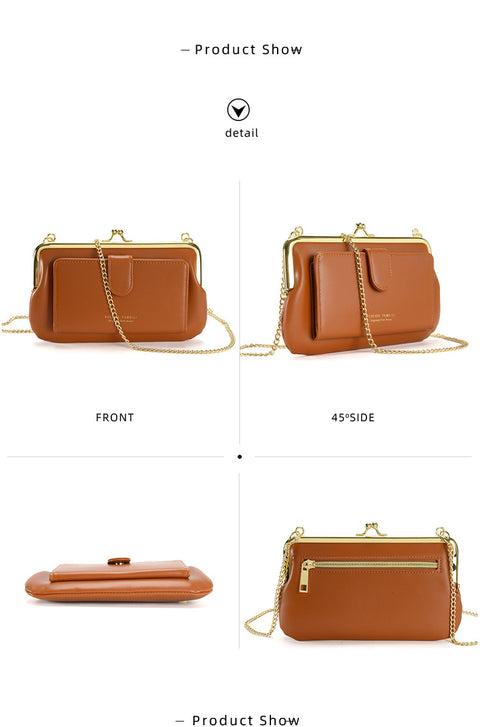 Multi-card multifunctional mobile phone bag shoulder slung chain bag m1915010661