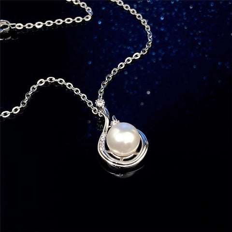 Pearl making minimalist women's necklace m1915010522